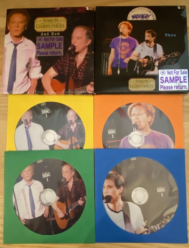 Promo! Simon and Garfunkel "Now and Then" 4CD box, Tarantura CD Museum Pb