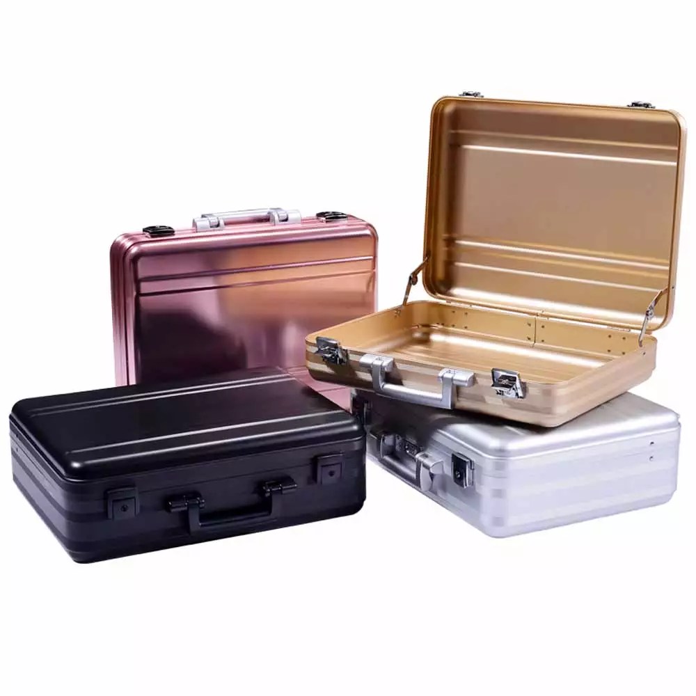 Ms M 01 Black Aluminum Molded Briefcase/Attache Case MSACase