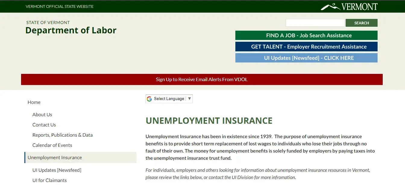 Vermont Unemployment Insurance Benefits Guide 2024