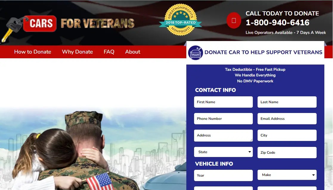 Free Cars for Disabled Veterans 2024