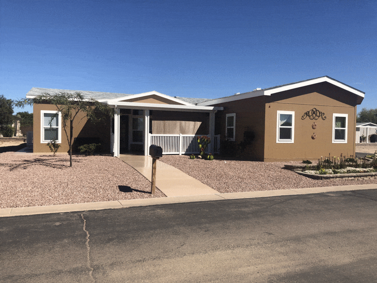 How Do I Make The OUTSIDE Of My Mobile Home Look Like A Traditional