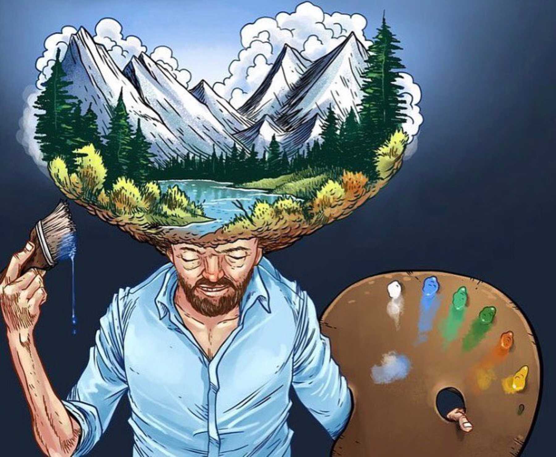 Bob Ross Archives Study Breaks(017)