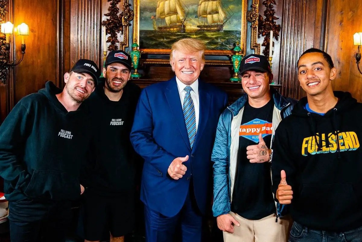 Donald Trump Tries To Spread Misinformation on the Full Send Podcast