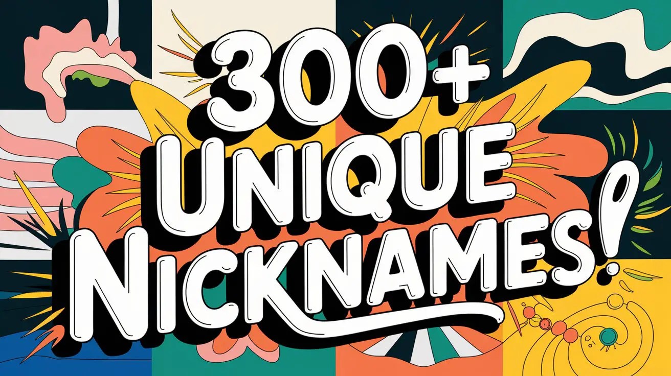 Unique Nicknames (300+ Adorable, Funny & Cool Options)(03)