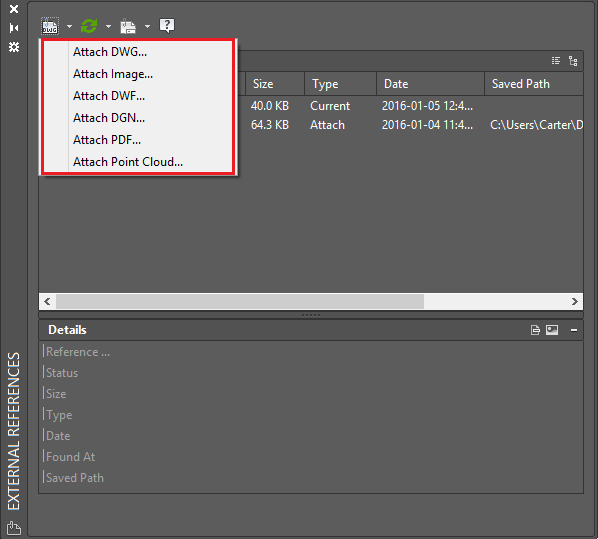 External References in AutoCAD XREF Tutorial45