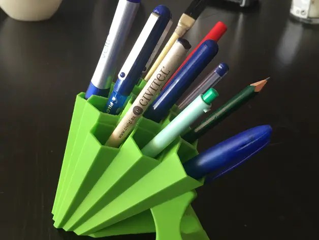 19 Wonderful And Weird 3D Printed Pen Holders You Should Have - Tutorial45