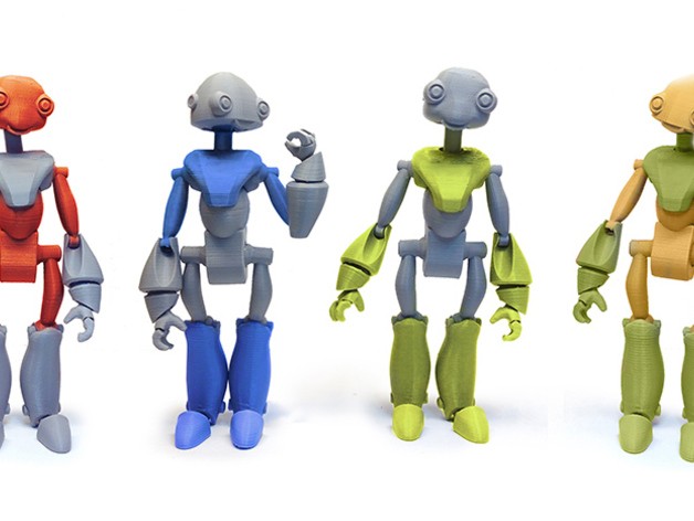 15 3D Printed Robot Toys You Can Print Today - Tutorial45