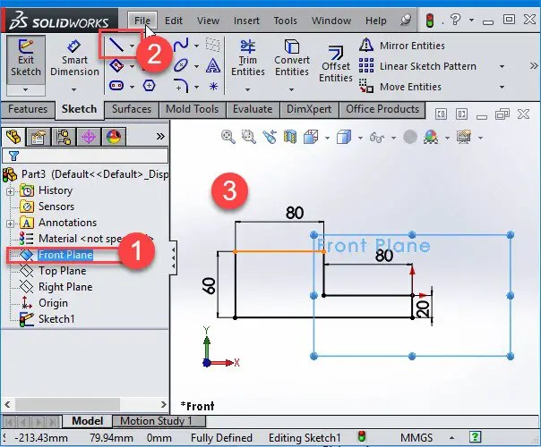 Solidworks Tutorial Convert Entities Tutorial45