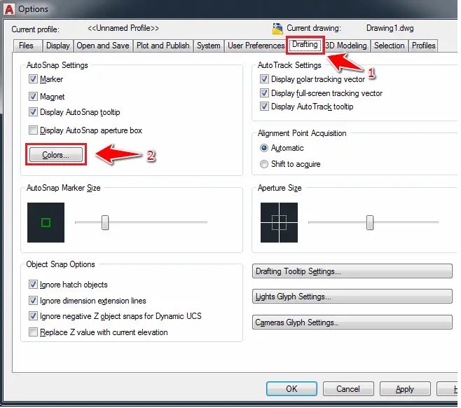 How to Change AutoCAD Background Color Tutorial45