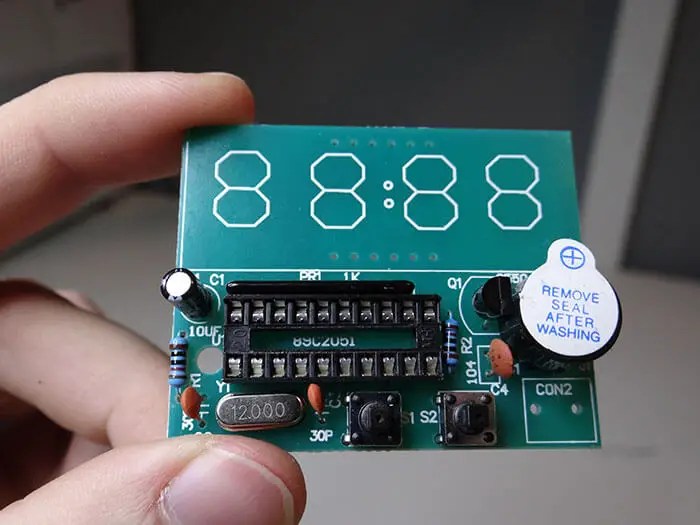Electronic Project DIY Electronic Clock Tutorial45