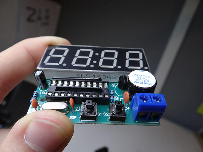 Electronic Project DIY Electronic Clock Tutorial45