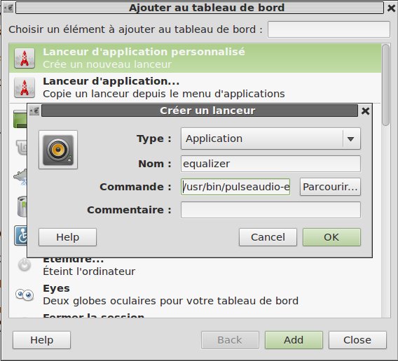 Comment installer pulsaudioequalizer sous Linux Mint