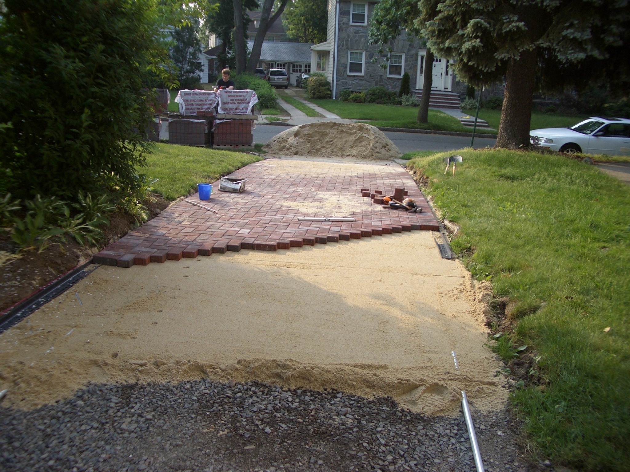 Pavers Over Concrete Slab