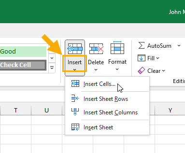 8 Ways to Shift Cells Down in Microsoft Excel | How To Excel