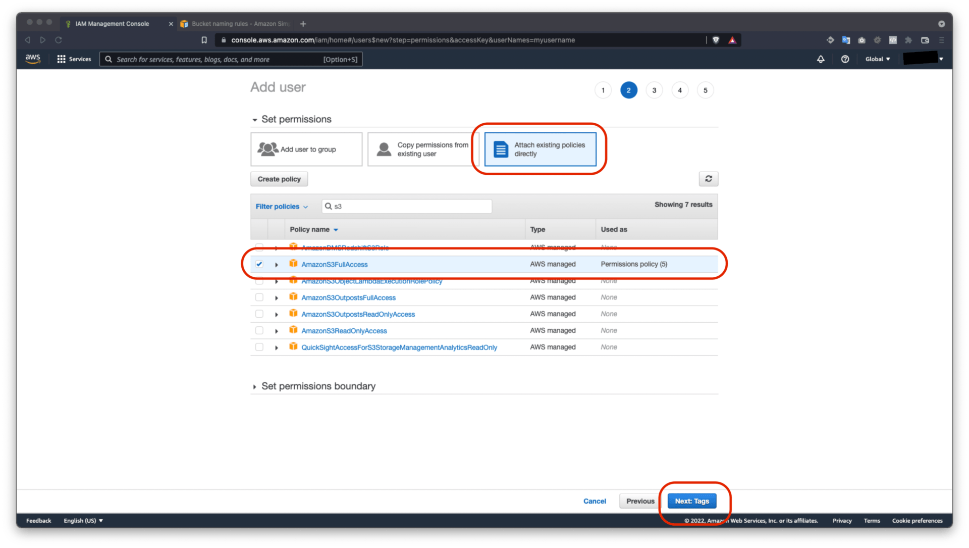 Learn how to setup your Amazon S3 bucket and get your access details