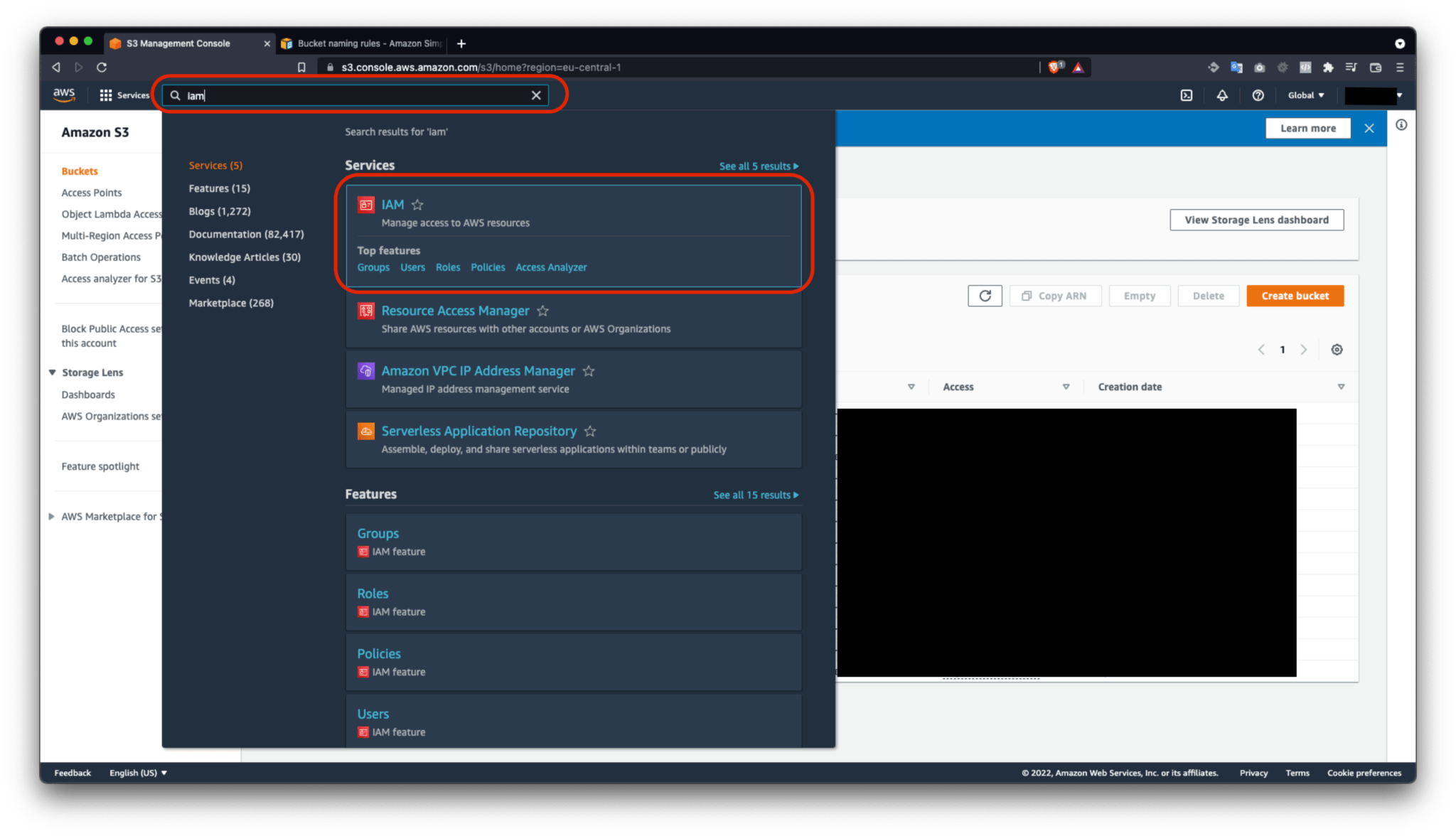 Learn how to setup your Amazon S3 bucket and get your access details