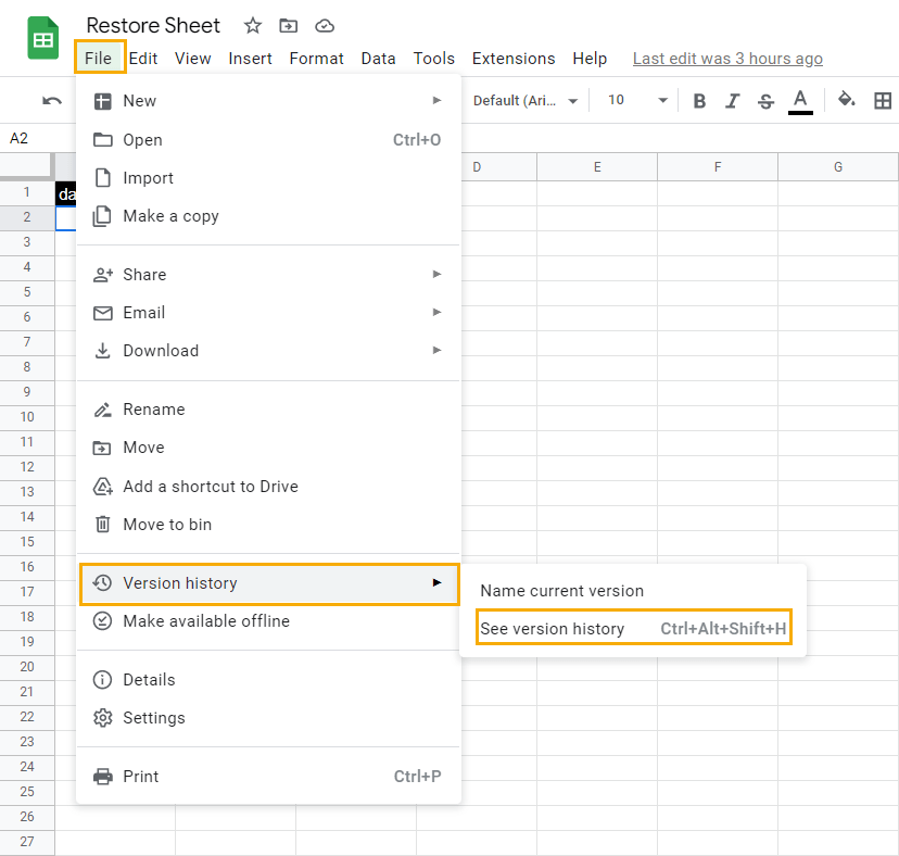 2 Ways to Restore Deleted Sheet Tabs in Google Sheets Ok Sheets