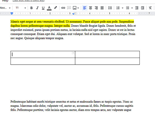How to Delete Table on Google Docs Live2Tech