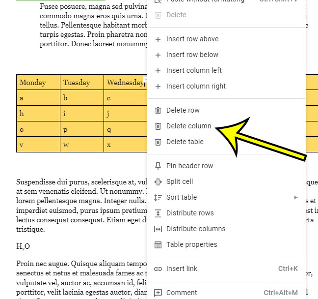 How to Delete Columns in Google Docs (An Easy 4 Step Guide) Live2Tech