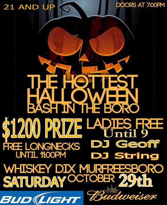 Whiskey Dix Halloween Costume Contest Murfreesboro
