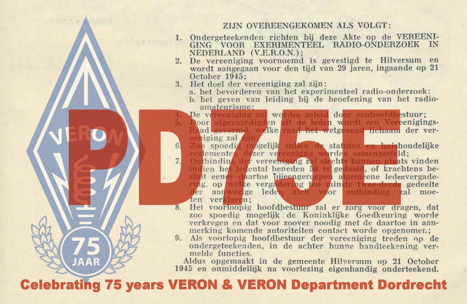 Pd75E - Callsign Lookup By Qrz Ham Radio