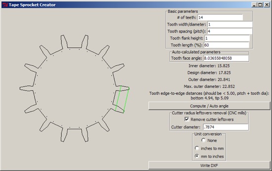 Tape Sprocket Creator « Adafruit Industries Makers, hackers, artists