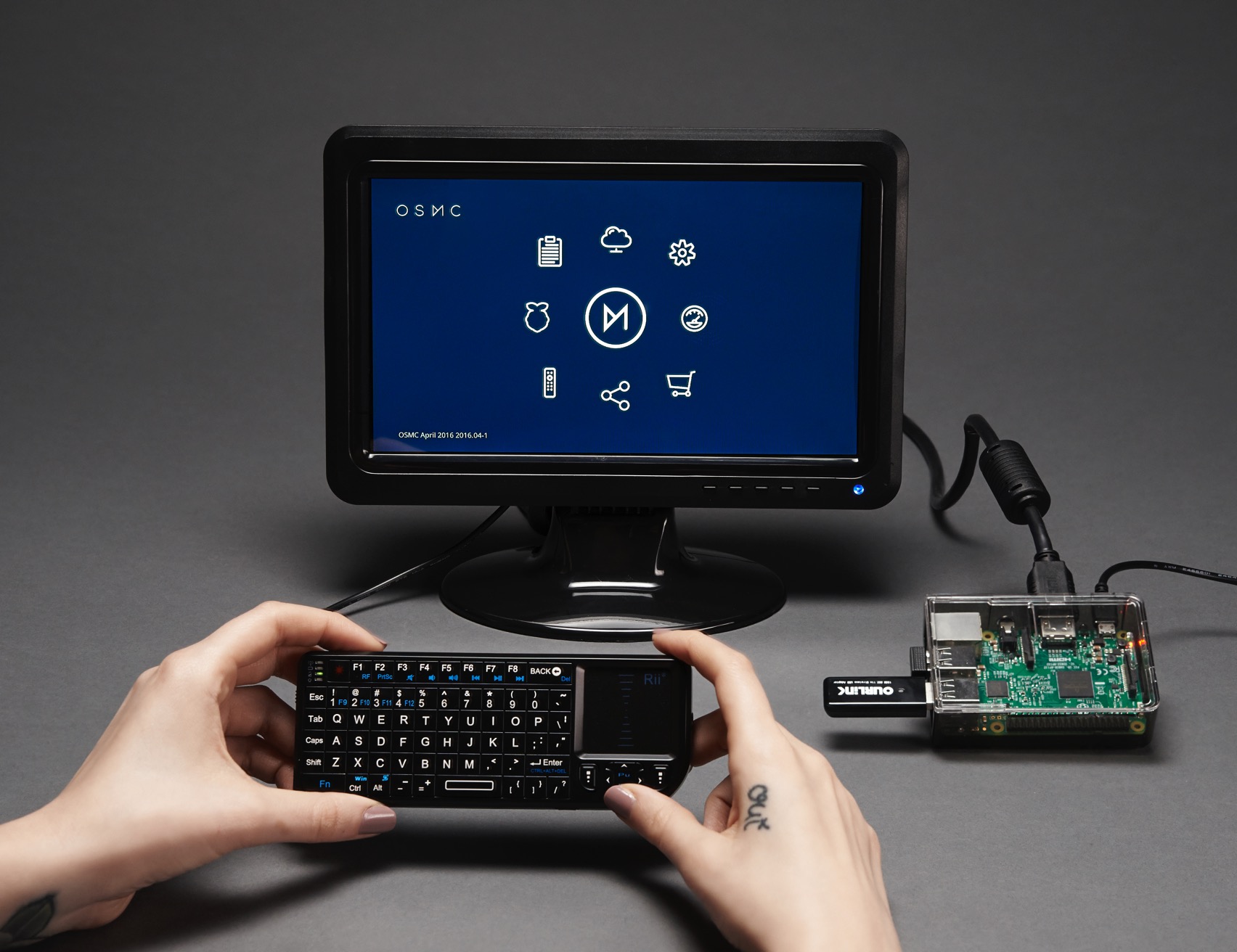Media Center Raspberry Pi 3 B Raspberry