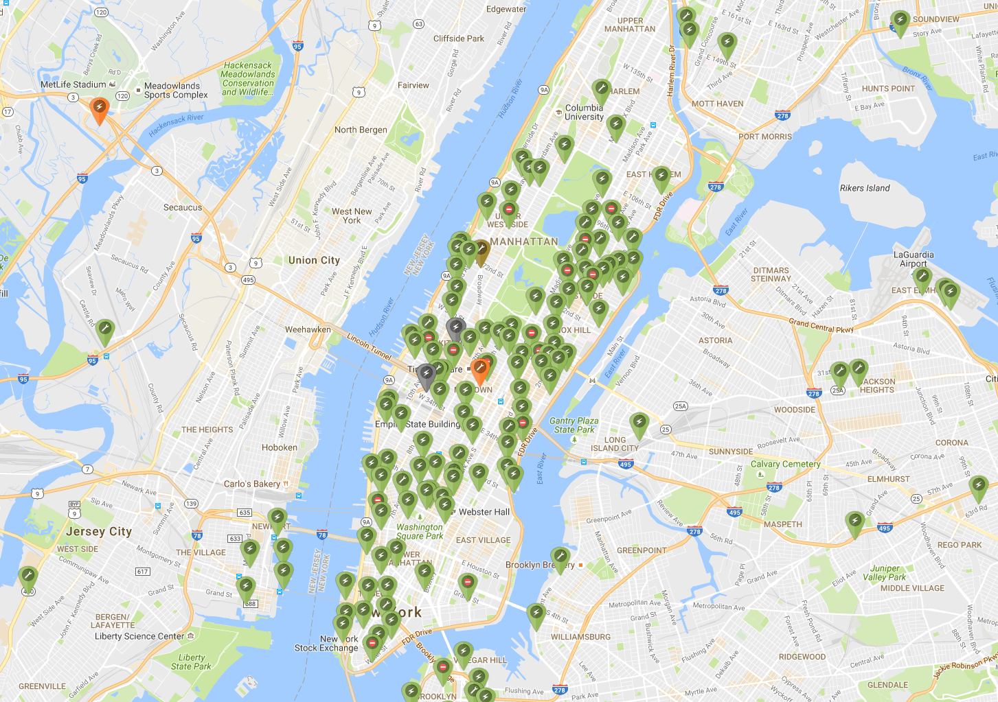 Public Ev Charger Map Electric Charging Stations Map Uk