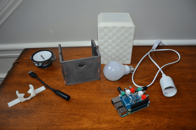 DIY Smart Assistant Speaker/Lamp (Google Home or Alexa) piday 