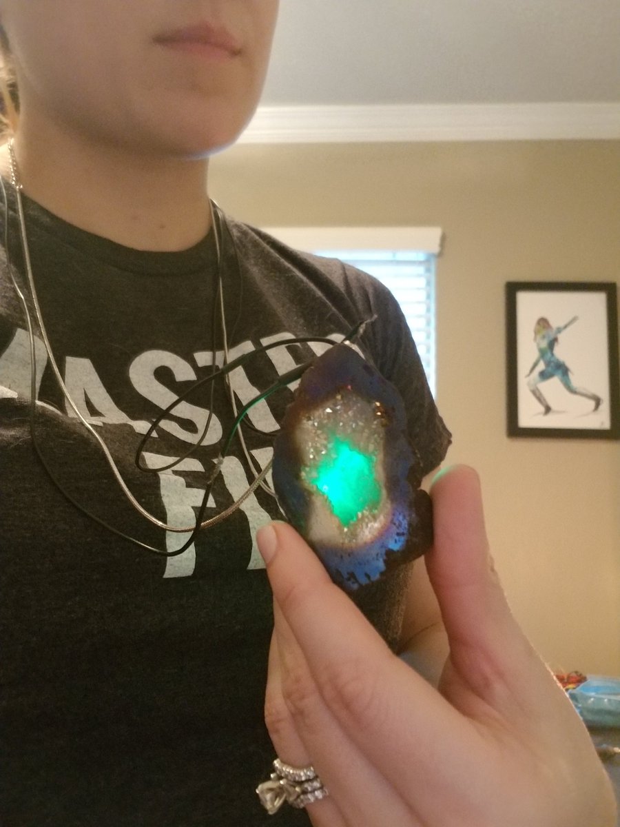 This Geode Necklace Will Make You Sparkle WearableWednesday 