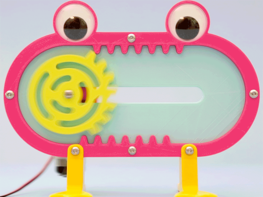 New Project! Desktop Rack and Pinion Mechanism with CRICKIT 3DPrinting