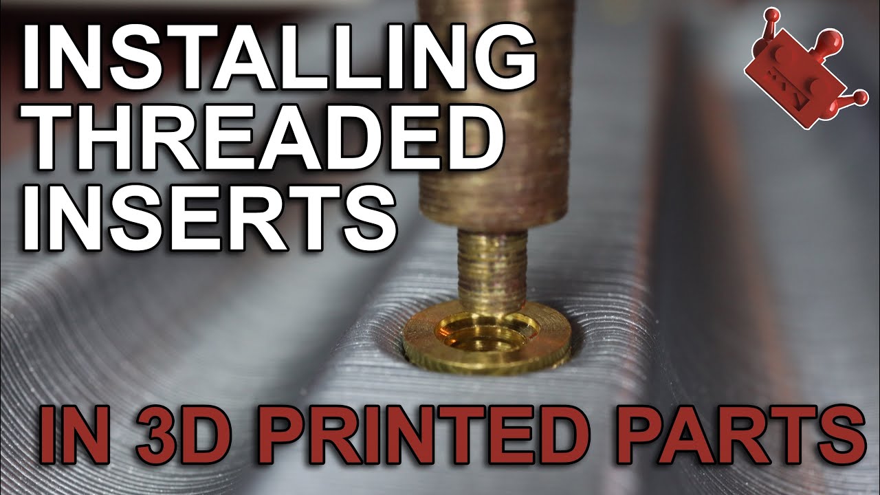 Installing Threaded Heat Set Inserts 3DThursday 3DPrinting adafruit