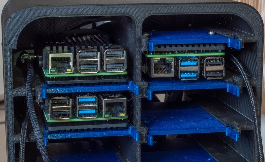 Raspberry Pi Cluster Rack 3DPrinting 3DThursday « Adafruit Industries