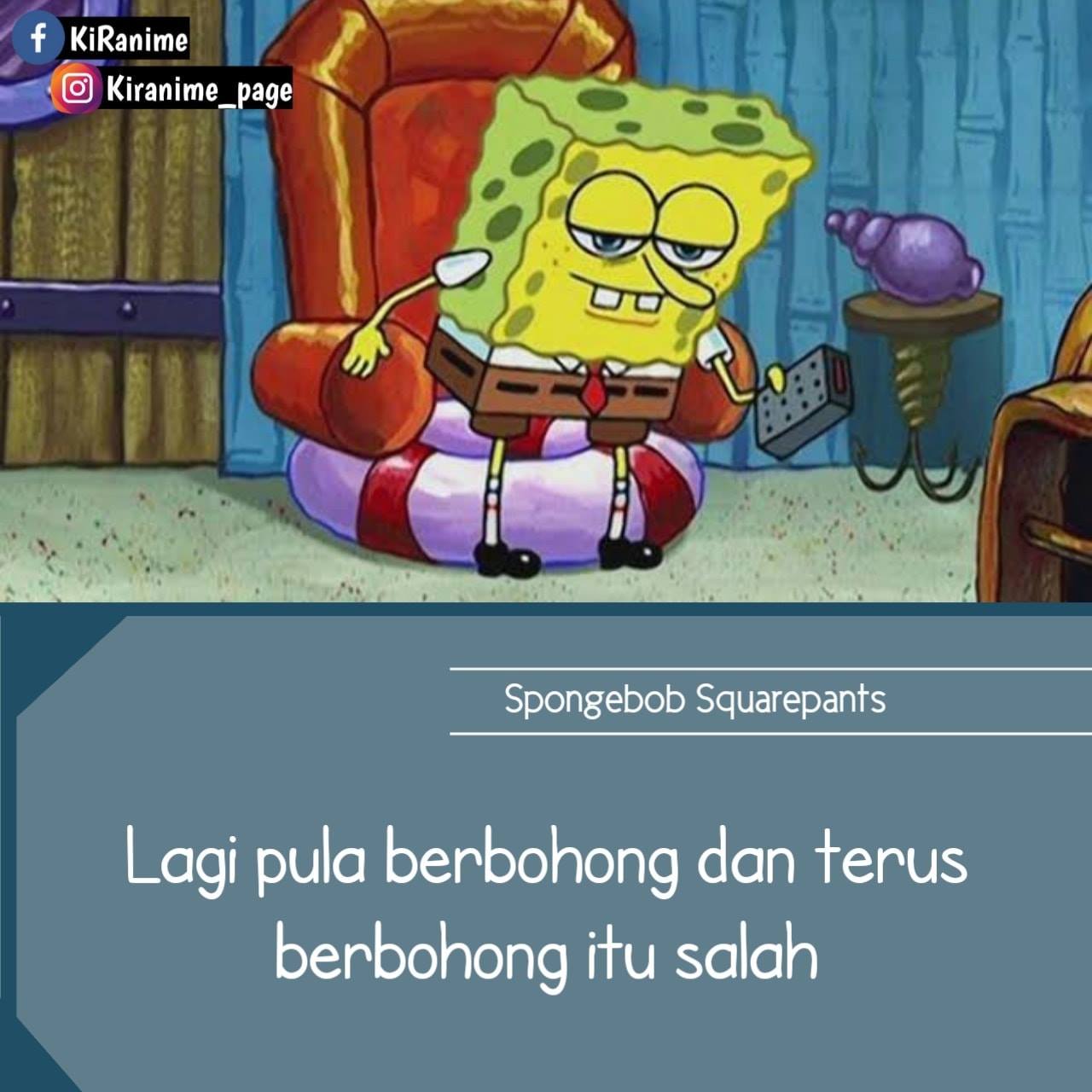 8 Katakata bijak SpongeBob SquarePants yang aplikatif
