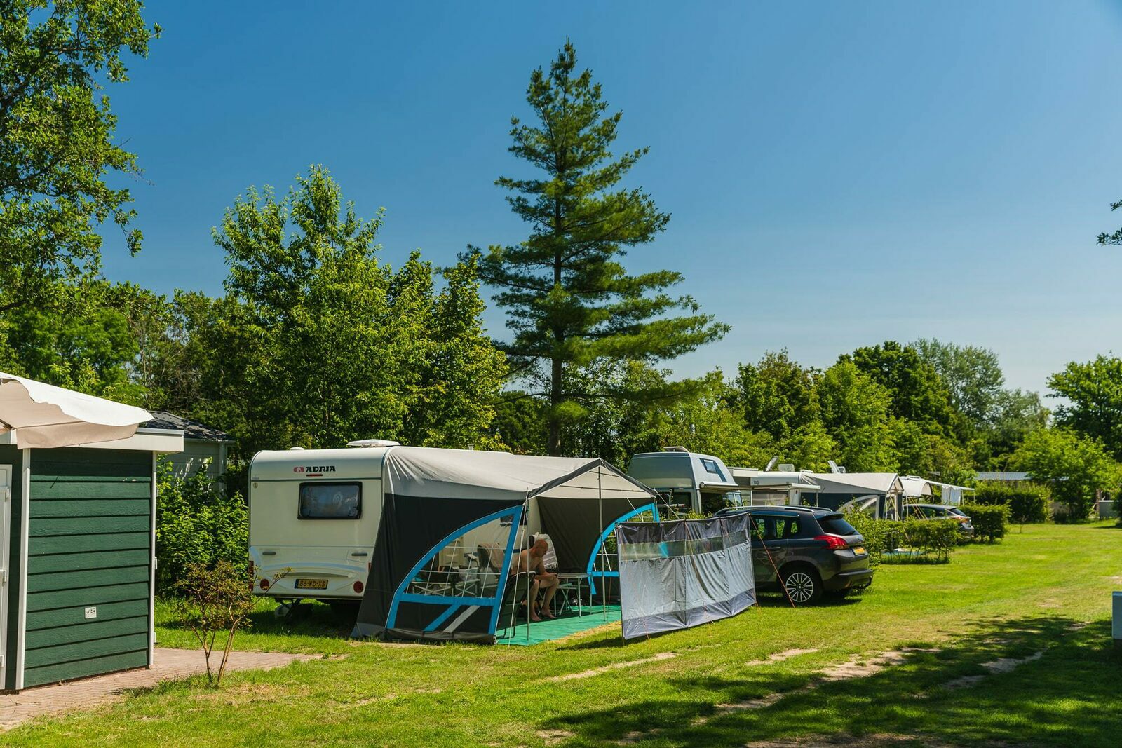 Camping met privé sanitair Twente Vakantiepark Mölke