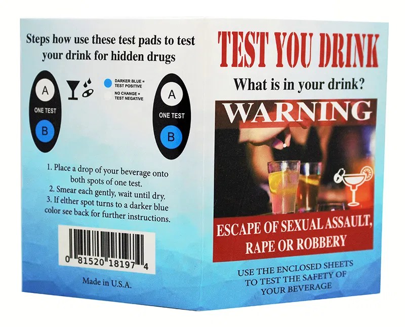 testyoudrinktest you drinkdate rapetest drinkrapespikingsexual