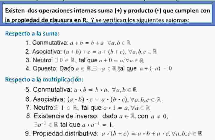 Cuales Son Las Leyes De Los Numeros Reales Ley Compartir