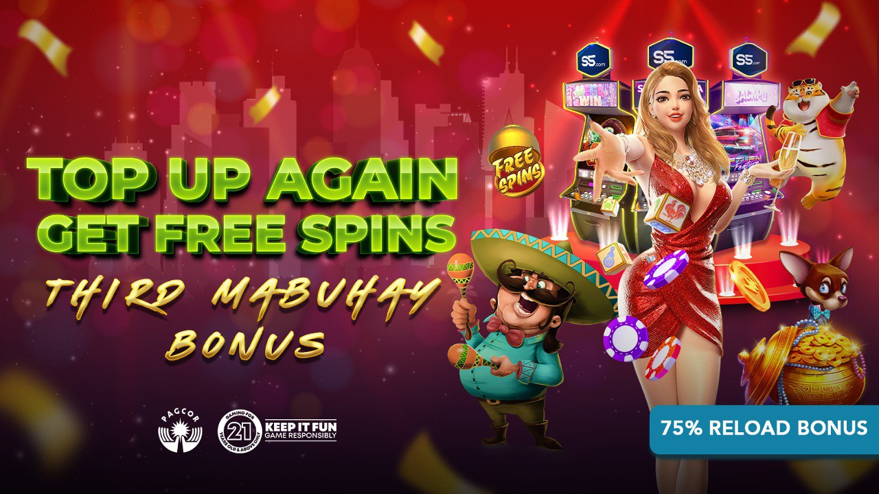 75 3rd Time Deposit Bonus Up to ₱25,000 S5 Casino