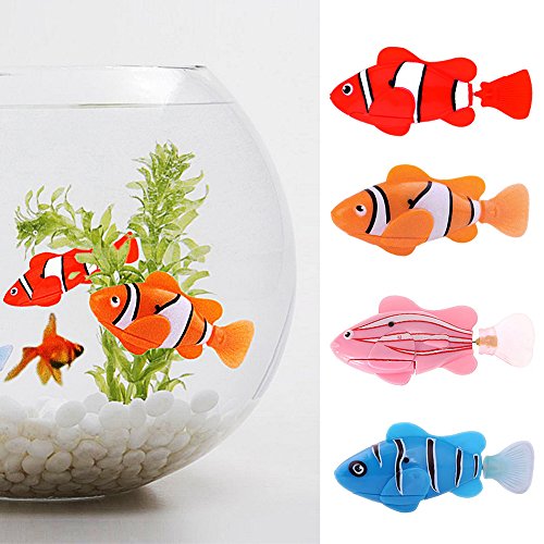 NEW ARRIVAL FUNNY SWIM ELECTRONIC ROBOFISH ACTIVATED BATTERY POWERED