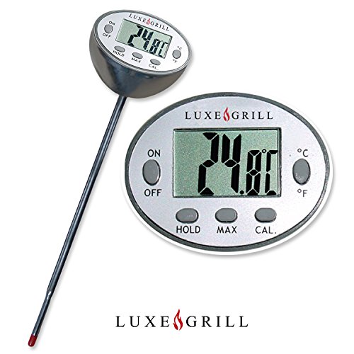 LUXE GRILL DIGITAL MEAT THERMOMETER COOKING AND BBQ INSTANT READ DIGITAL THERMOMETER GTIN
