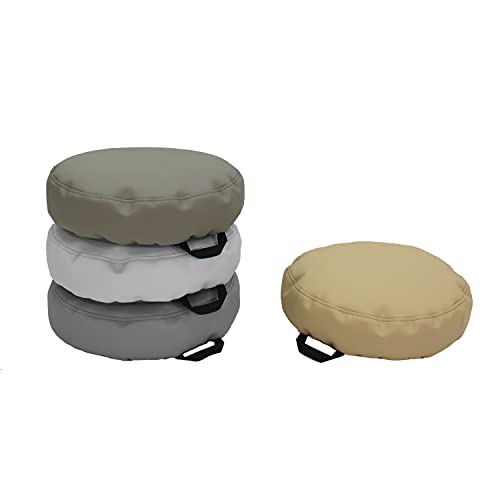 FDP SOFTSCAPE 15 INCH ROUND BEAN FLOOR CUSHIONS WITH HANDLES FOR KIDS