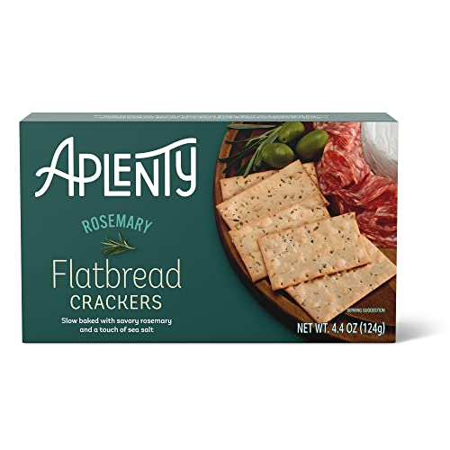 APLENTY, ROSEMARY FLATBREAD CRACKERS, 4.4 OZ GTIN/EAN/UPC