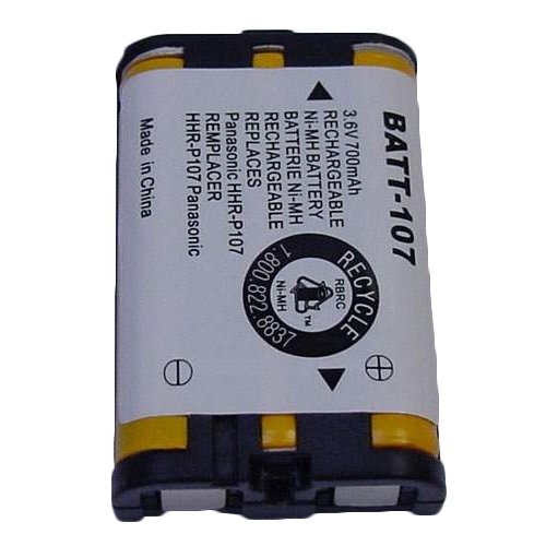 SANYO GESPCF03 CORDLESS PHONE BATTERY NIMH, 3.6 VOLT, 1500 MAH