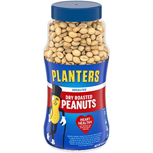 PLANTERS UNSALTED DRY ROASTED PEANUTS, 16 OUNCE (4 PACK) GTIN/EAN/UPC
