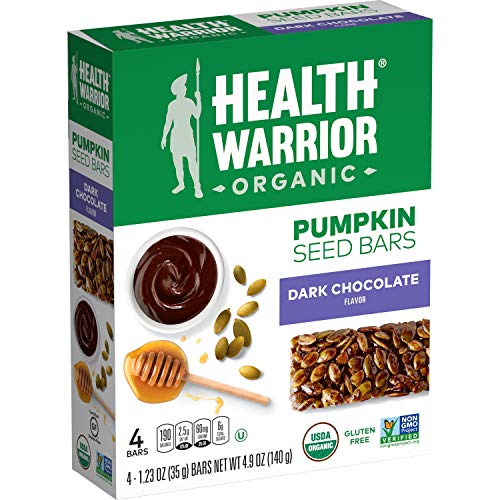 HEALTH WARRIOR PUMPKIN SEED BARS DARK CHOCOLATE, 24 COUNT GTIN/EAN