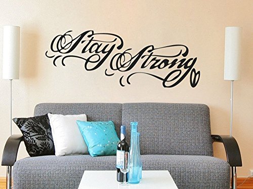 Stay Strong Tattoo Demi Lovato Inspired Wall Decals Size 32 By 12 Color Black - Gtin/Ean/Upc 3442642922024 - Cadastro De Produto Com Tributação E Ncm - Cosmos 373_x_500_jpg