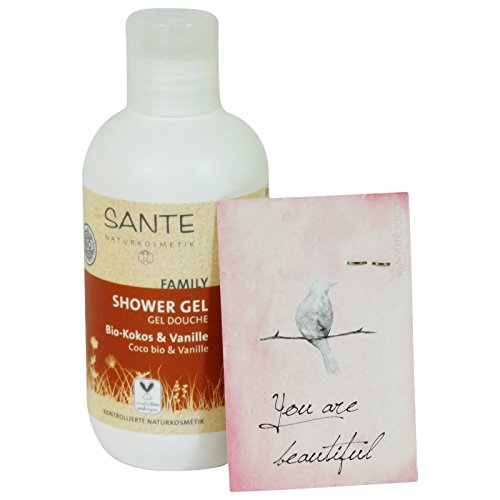 SANTE ORGANIC COCO & VANILLA SHOWER GEL VEGAN GLUTEN FREE GTIN