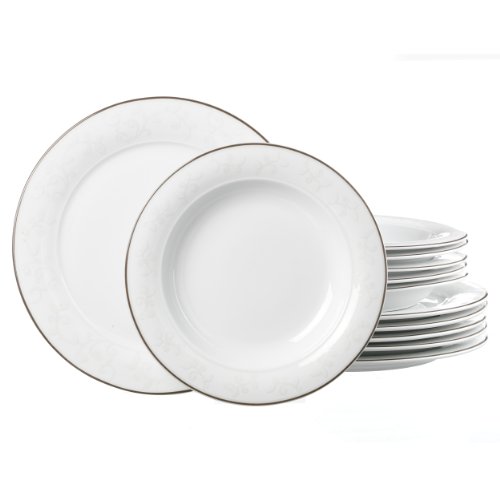 RITZENHOFF & BREKER VALERIA DINNER SET, 12 PIECES, PORCELAIN
