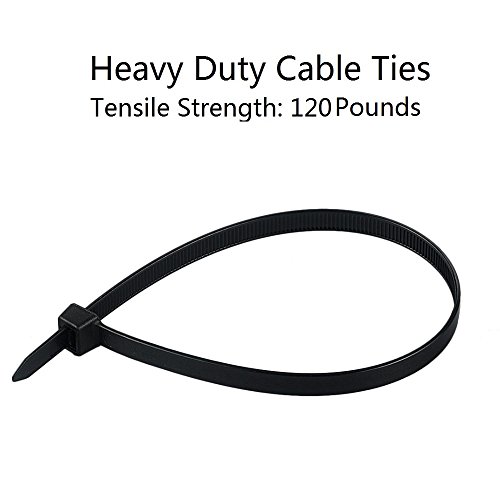 CABLE TIES 12 INCH EXTRA HEAVY DUTY 120 POUNDS TENSILE STRENGTH, 100