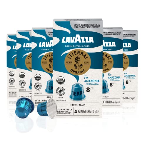 LAVAZZA TIERRA AMAZONIA USDA ORGANIC ESPRESSO ALUMINUM CAPSULES